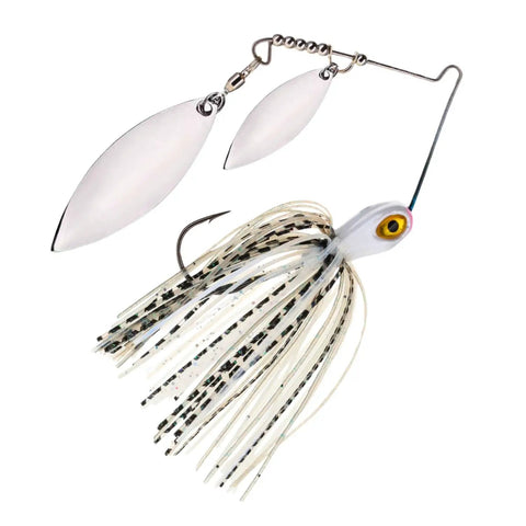 Spinner Bait Lure Half Ounce Tennessee Shad 3 Pack For Bass Trout Pike Salmon Walleye Durable Lead With Double Willow Blades