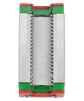200mm LML9H Miniature Linear Guide Rail with Slide Block, 9mm width, showing 4-point contact design, top view