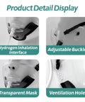 Go To Face Mask For Hydrogen Inhalation Reusable Odor Free Safe BPA Free Materials Easy To Clean Comfortable Fit