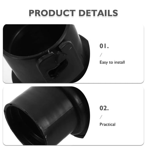 Vacuum Hose Adapter Kit For Wet Dry Shop Vac And Industrial Cleaners Universal Connector Set close-up of leakproof fitting
