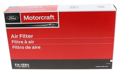 FA1884 Car Air Filter Replacement For Cleaner Engine Air Intake, Durable Polyurethane Construction, Oil And Moisture Resistant, Leak Proof, No Fuss Install, 12 Month Life box
