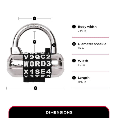 Set Your Own Combination Locker Padlock for Gym Lockers and Indoor Valuables, Customizable Dial Code, Durable Metal 1523D