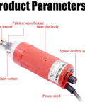 Heavy Duty Electric Wire Stripper And Enameled Wire Scraper For Copper And Aluminum Coils Portable Hand Tool with controls and power cord.