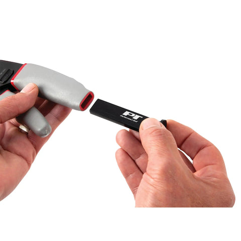 Inserting blade into Three In One Power Cutting Tool That Works As A Wire Cutter, Box Cutter And Utility Knife shown.