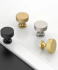 Champagne Bronze Knurled Cabinet Knobs 10 Pack for Cabinets and Drawers Kitchen Cupboard Dresser Hardware Zinc Aluminum Alloy with Scratch Resistant Matte