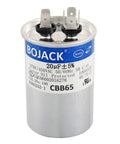 20 Microfarad 370V 450V AC CBB65 Round Motor And Fan Starting Capacitor for Compressors And Fans side view