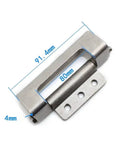 Foldable Thick Hinge Made From 304 Stainless Steel For Heavy Duty Machinery Equipment Load Bearing Hinge Accessory Industrial Grade
