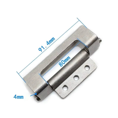 Foldable Thick Hinge Made From 304 Stainless Steel For Heavy Duty Machinery Equipment Load Bearing Hinge Accessory Industrial Grade