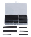 Premium Multisize Heat Shrink Tubing Kit Made From Tough Polyethylene For Awesome Electrical Insulation And Cable Protection Against High Temps In Any Wiring Job in storage case