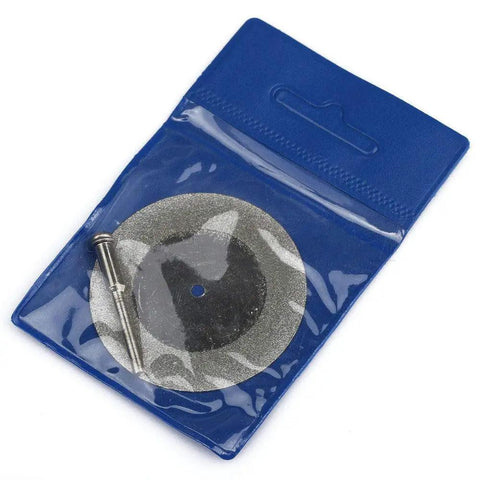 Heavy Duty Workhorse 50mm Diamond Cutting Disc For Rotary Tools Solid Carbon Steel Grinding Wheel Saw Blade in packaging.