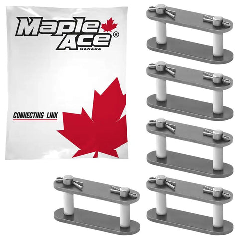 CA620 Agricultural Roller Chain Connecting Master Link Kit, 5 Pack, 1 21 32 Inch Pitch, Pre Lubed, Shot Peened, Wear Resistant