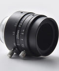 25mm Focal Length Machine Vision Lens for Industrial Cameras C Mount Low Distortion 6MP One Over One Point Eight Inch Sensor