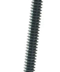 Heavy Duty Slotted Flat Machine Screws In Zinc Plated Steel Thread Size Six Thirty Two By Four Inch Length Fifteen Piece Pro Bundle Built Like A Tank Ready To Roll, showing a single screw with detailed threading.