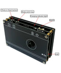 Portable Infrared Thermal Imager With 24 By 32 Pixel MLX90640 Sensor Non Contact Temperature Tester High Accuracy Camera Built In 1000mAh Battery Type C Charging Stores 100 Images Must Have Gear For Quick Electronic Testing, front view showing control buttons and USB port.