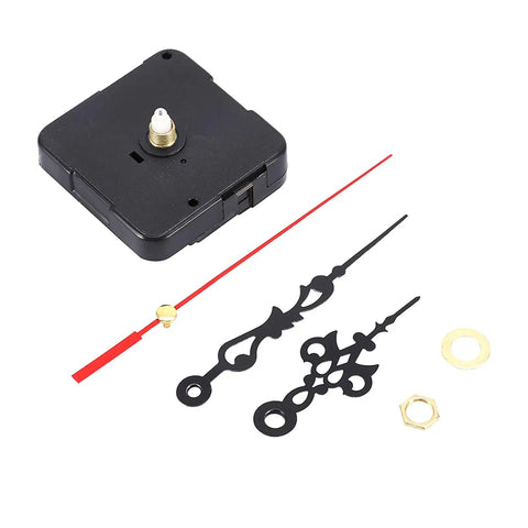 Clock Movement Parts Replacement Repair Tools Kit For DIY Clock Makers And Hobbyists components with hands and motor.