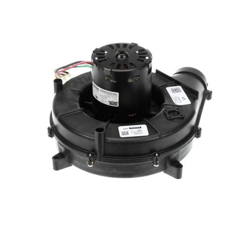 Inducer Blower Assembly For 3-Phase HVAC Systems, Genuine OEM Part For Reliable Performance, black plastic durable unit