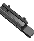 11mm Dovetail To 21mm Picatinny Rail Adapter Mount For Precision Optics, Black Anodized Aluminum