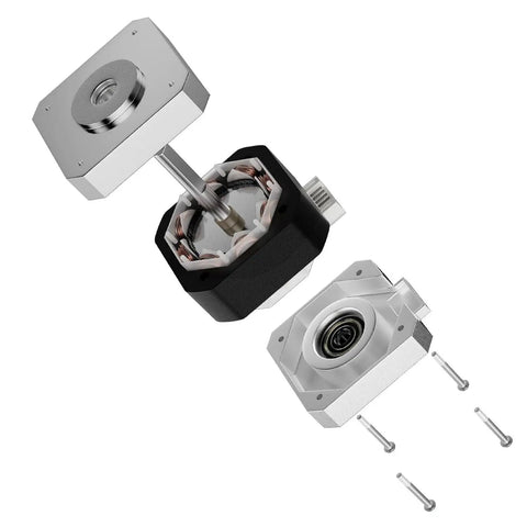 Heavy Hitter 4240 Stepper Motor For Creality Ender 3 Ender 3 Pro CR10 Series 3D Printers showing internal components and screws.