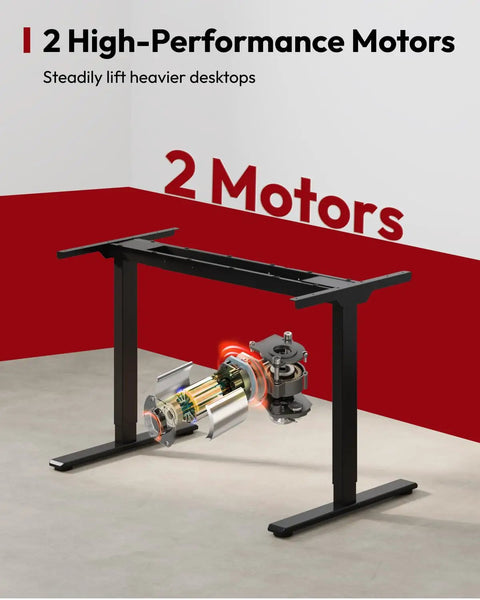 Heavy Duty Dual Motor Electric Standing Desk 71 By 32 large height adjustable workstation with dual motors showcased.