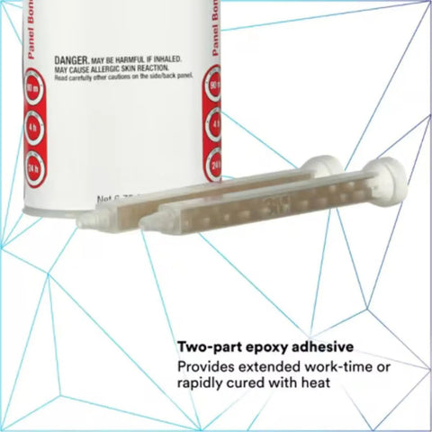 Panel Bonding Adhesive For Auto Body Panels Two Part Epoxy 200 Ml Cartridge OEM Recommended Bonds Metal And Composites