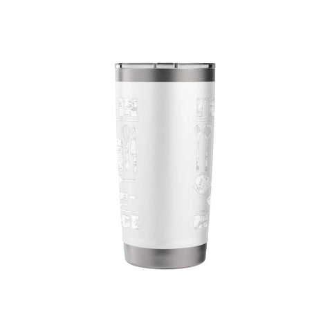 I Will Be In My Office Funny Kitchen Chef Insulated Stainless Steel Travel Tumbler Cup with lid, BPA Free, Double Wall Vacuum Seal