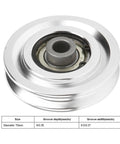 Lightweight Aluminum Alloy Gym Pulley Wheel For Home Workouts Heavy Duty Bearing Cable Pulley 70mm Portable Fitness Gear for cable systems