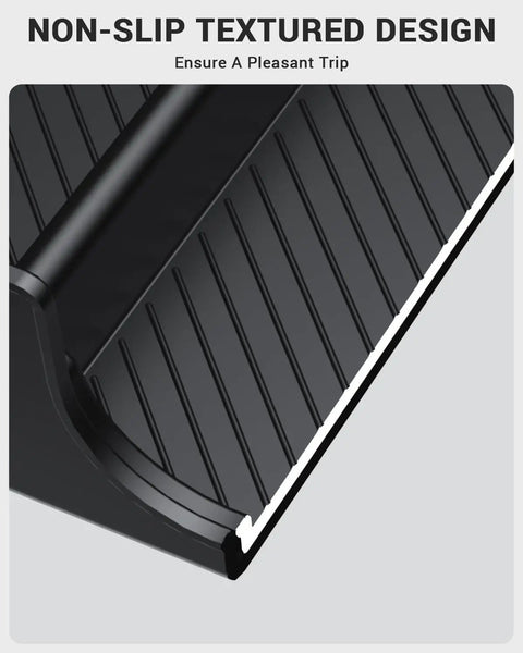 Non-slip textured design of Tesla Model Y 2021-2024 and Model 3 2021-2023 center console organizer kit carbon fiber edition