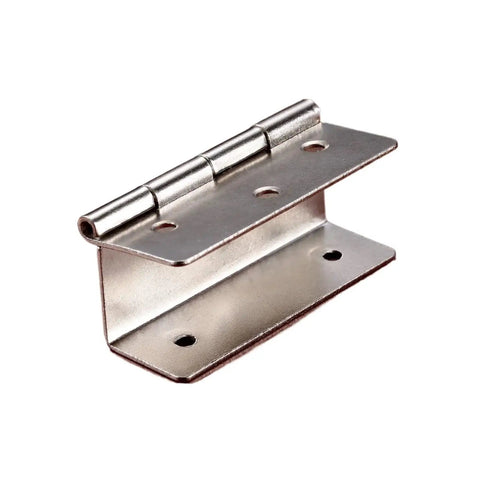 Rotating Concealed Hinges For Furniture Cabinet Drawers 44mm three page folded hinge metal construction side view