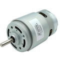 High Performance 42mm DC Motor featuring Dual Ball Bearings for custom drills and garden equipment.