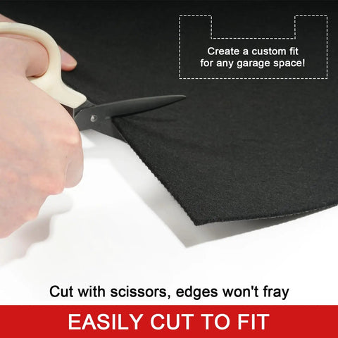 Cutting Oil Spill Mat For Garage Floor, Heavy-Duty Absorbent Pad To Contain Oil, Grease, And Leaks, Waterproof Backing