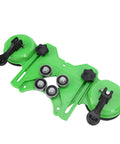 Pro 16 Piece Hole Saw Kit With Double Suction Cups For Ceramic Tile, Glass Marble And Granite Wet Dry Drilling Tool To Chip-Free Precision Cuts green guide