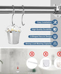 Tough As Nails Six Pack Stainless Steel Closet Rod Brackets U Shaped Heavy Duty Flange Sockets supporting a bucket of drinks.
