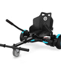HoverflyKart Seat Attachment For 6.5 Inch To 10 Inch Self Balancing Scooters, Adjustable Frame Length And Handlebar Control, Converts Your Hoverboard Into A Dope Go Kart, Hover Board Go Kart Accessory, Large Black.