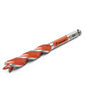 Heavy Duty Wood Auger Drill Bit, 7.5 Inch Long, Three Quarter Inch Diameter, Triple Sharpened High Speed Steel, Deep Flutes For Fast Chip Evacuation, Delivers Precise Clean Holes, 40 Percent More Cuts Per Charge, Quick Release One Quarter Inch Shank