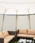 Sun Shade Sail Canopy Covers UV Block Pack Of 3 For Outdoor Screen House And Bubble Tent Oxford Fabric 38x50x57 Inches