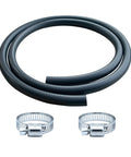Inner 5/8 Inch Heater Hose, 6 Feet Long, Black With Safety Stripe, Standard Grade Automotive Hose For Cooling And Heating Systems