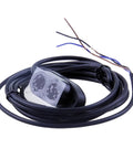 Diffuse Reflection Photoelectric Switch Proximity Sensor With Versatile NPN Or PNP Output, Detects Clear And Opaque Objects Non-Contact, Great For Industrial Automation, Conveyor Lines, And Robotic Systems, black wired sensor