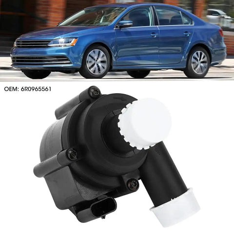 Torvex Electric Aux Water Pump for Audi RS4 RS5 RS6 RS7, black ABS material, 6R0965561 OEM, essential for coolant circulation.