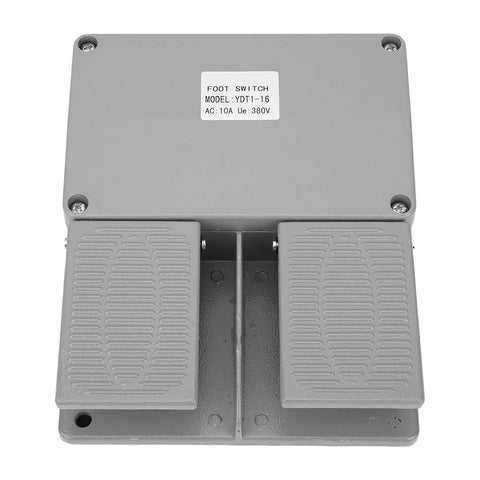 Heavy Duty Foot Pedal Switch 16 Channel Industrial Controller For Electrical Power Supplies And CNC Machines, Durable Alloy