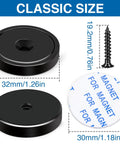 Beefy Neodymium Cup Magnets With Holes Waterproof 110 Plus Lb Pull Includes Screws For Easy Wall Mounting Tough Lifting Tools
