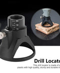 Pro Rotary Drill Locator Positioner For Electric Grinder And Multi Tool Cutting Kit, sturdy plastic drill locator for depth adjustment.