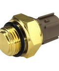 Dead Simple Plug And Play Coolant Temperature Sensor For Honda Accord Civic CRV, gold and brown connector, OEM replacement part.