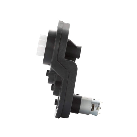 Side view of 24V Gearbox For Kids Ride On Cars With 30000 RPM High Speed Motor Turbo Power 13mm Shaft Hole 185mm Long