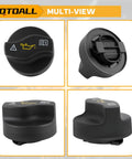 Engine Oil Filler Cap Replacement For Mercedes Benz A Class B Class CLA Class C Class E Class GLK Class Black OE A0000101685