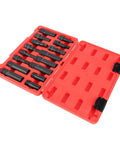 Heavy Duty Locking Lug Nut Master Set And Wheel Lock Key Extraction Tool Kit For Daily Drivers Bulletproof Anti Theft Security with 16 steel sockets in case.