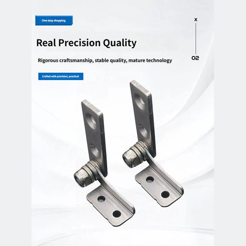 Image of Soft Close Cabinet Hinges With Easy Install No Fuss And Adjustable Damping Stainless Steel Shafts For Ultra Quiet Smooth Open And Close Durable Positioning And Precise Tension Control For Cabinets And Drawers, showcasing two hinges upright with visible mounting plates.