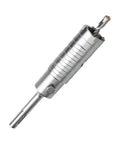 No Nonsense Heavy Duty 1.5 Inch Concrete Hole Saw With SDS Plus Shank and Four Inch Extension Rod, silver carbide drill bit.