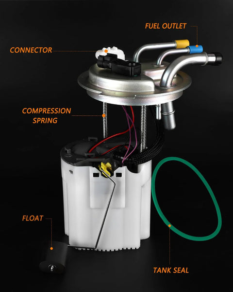 Electric Fuel Pump Module Assembly Direct Fit For 2008 2009 Chevy Avalanche Suburban 1500 V8 5.3L 6.0L GMC Yukon XL dissected view