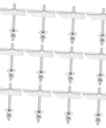 Heavy Duty Toggle Bolt Kit 12pc Set M8x72mm Drywall Anchors With Wing Nuts For Hanging Frames And Shelves On Hollow Walls Easy Install