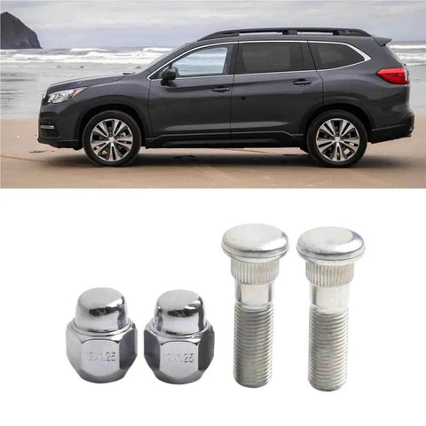 Top Tier Car Wheel Studs For Subaru Ascent 2019 And Up Heavy Duty Hub Bolt Kit With Nuts, steel studs and nuts